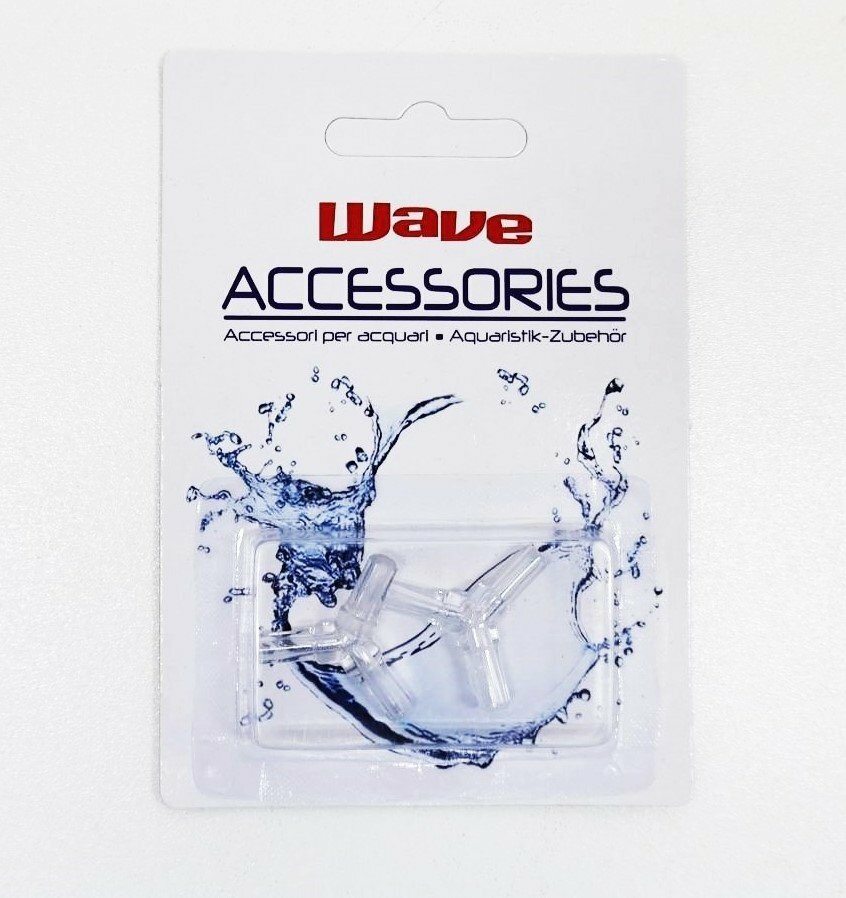 Schlauchverbinder Y Stück 2x für 4/6mm Schlauch Amtra Wave