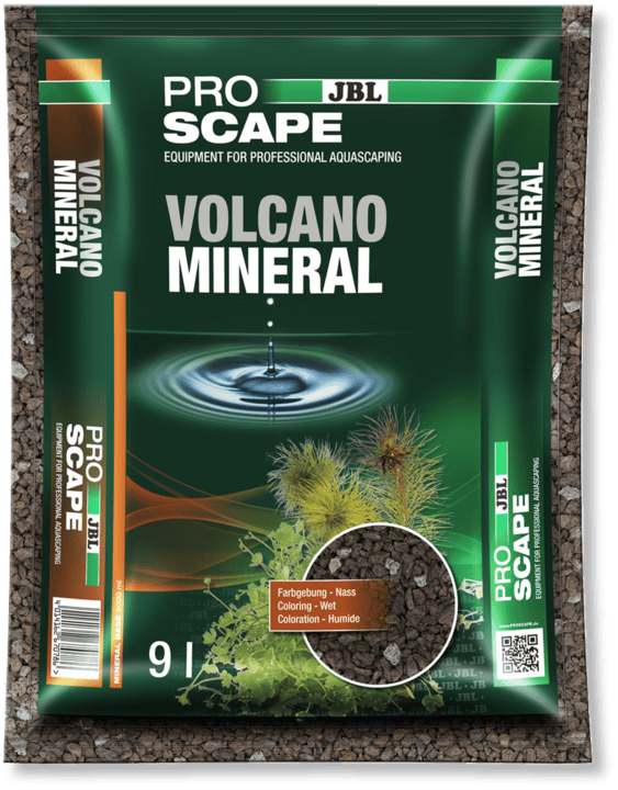 JBL Volcano Mineral Bodengrund für Aquascaping 9L Lava Vulkangestein
