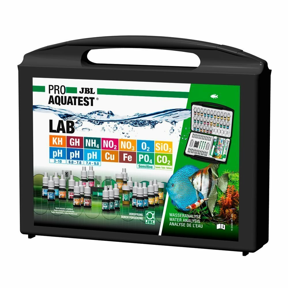 JBL ProAua Testlab Testkoffer mit 13 Tests zur Süßwasseranalyse