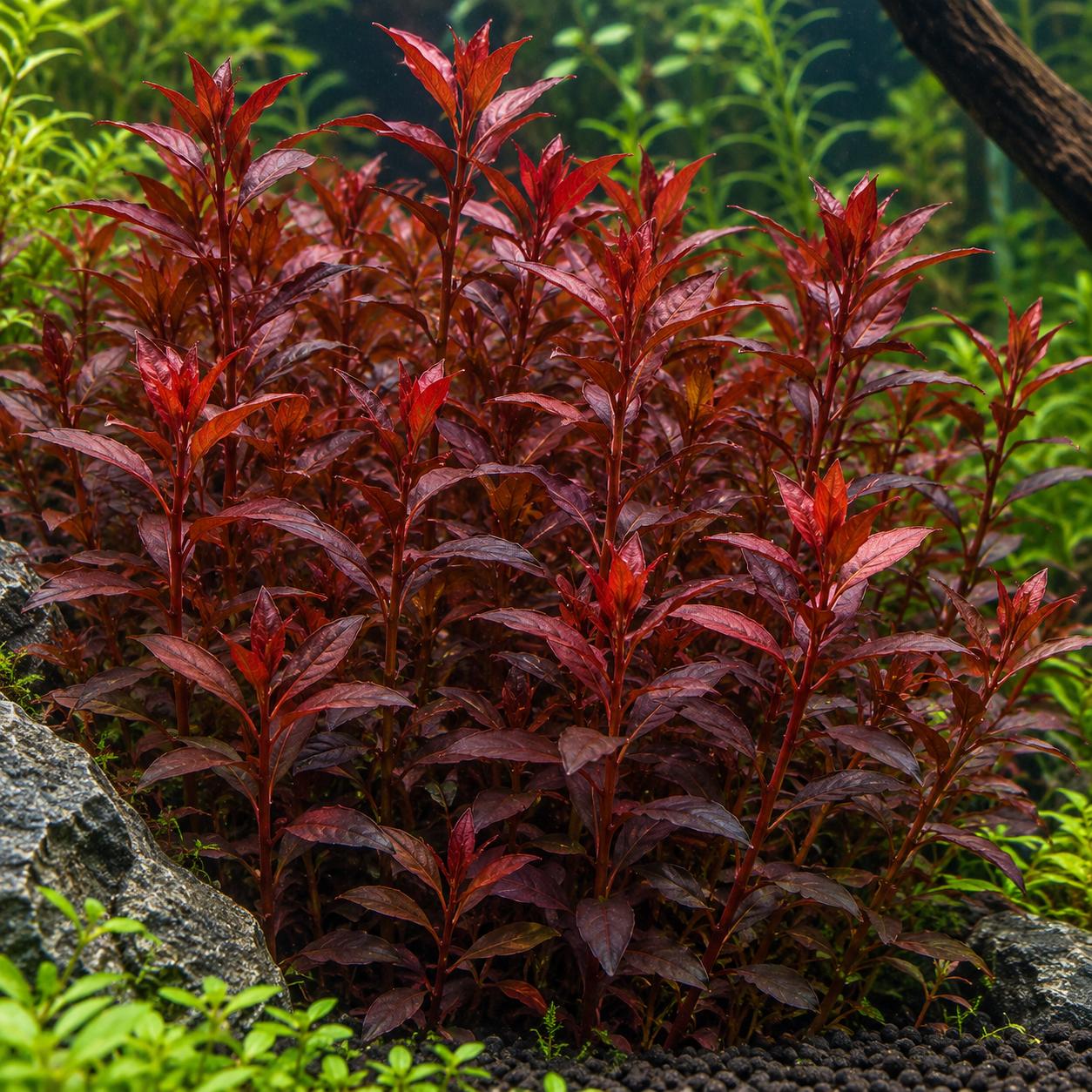 Ludwigia palustris 'Super Red' – Kleine Tiefrote Ludwigie – Bild 2