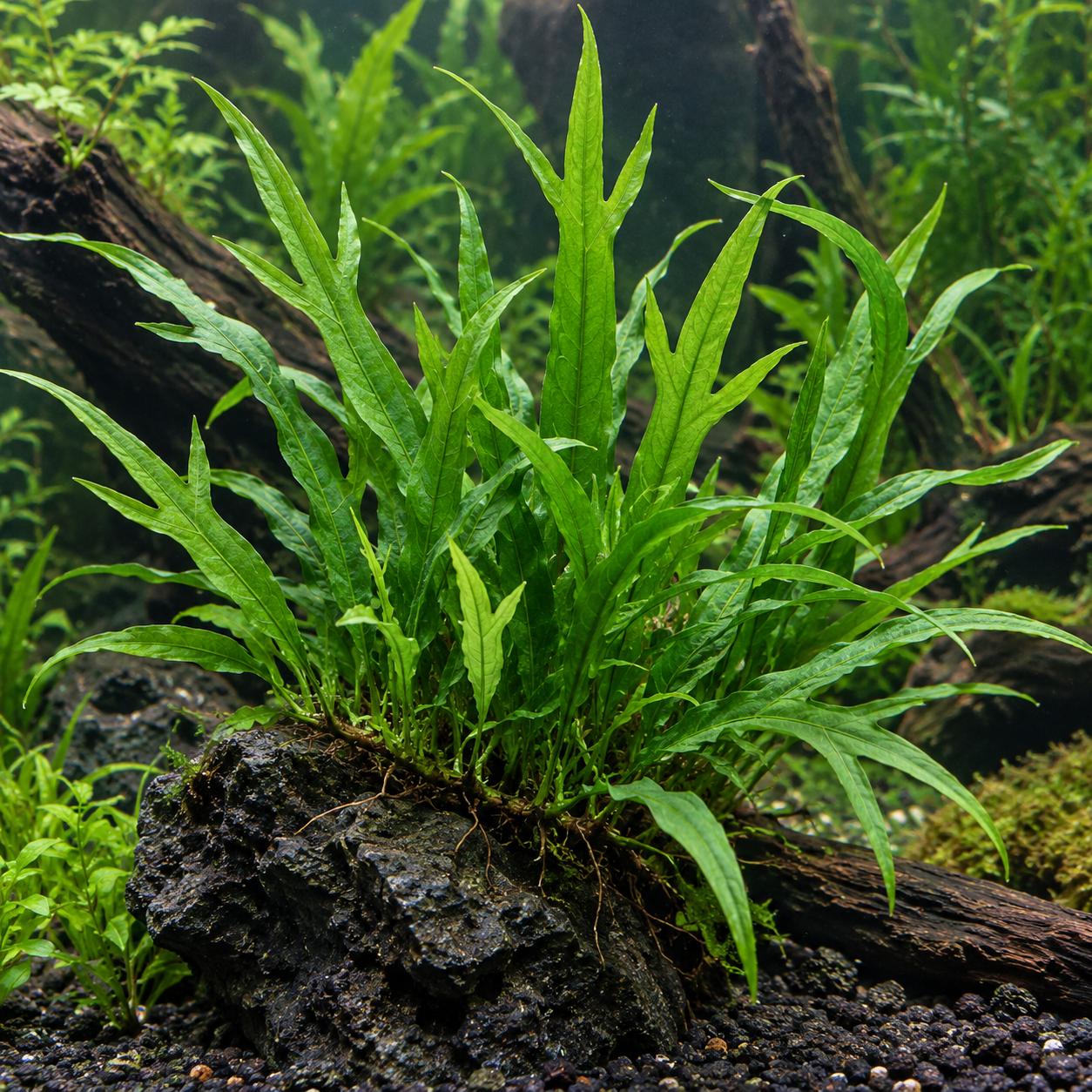 Microsorum pteropus 'Trident' – Trident-Javafarn – Bild 2
