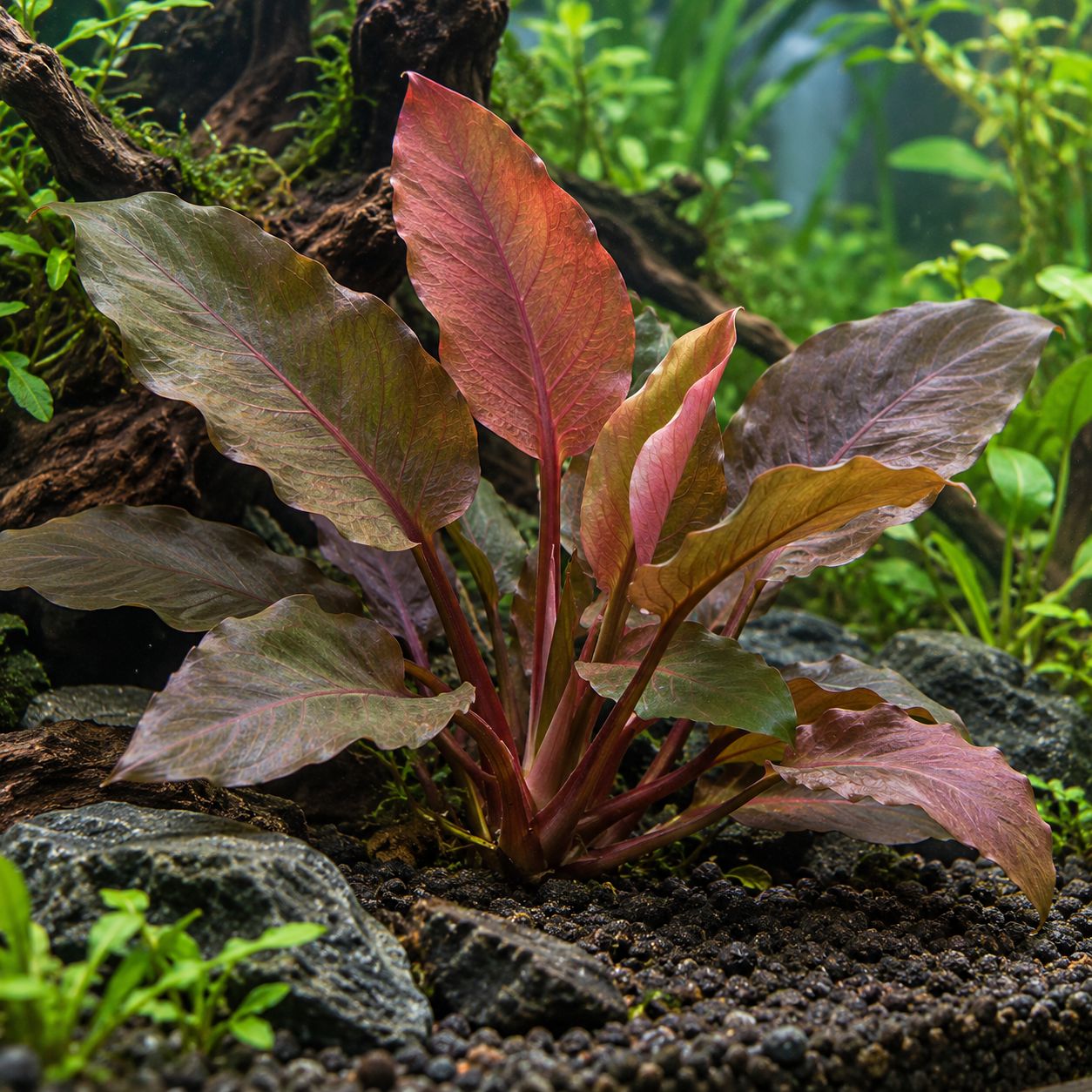 Lagenandra meeboldii 'Red' – Rote Lagenandra – Bild 2