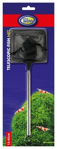 Kescher fein 7,5cm ausziehbar 15-45 cm
