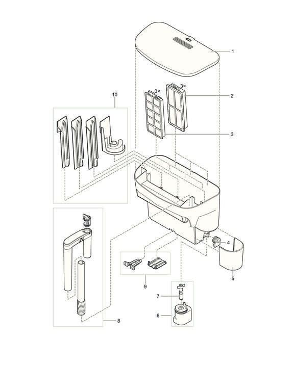 Oase BioStyle 180 - Hang On Filter (grau) – Bild 4