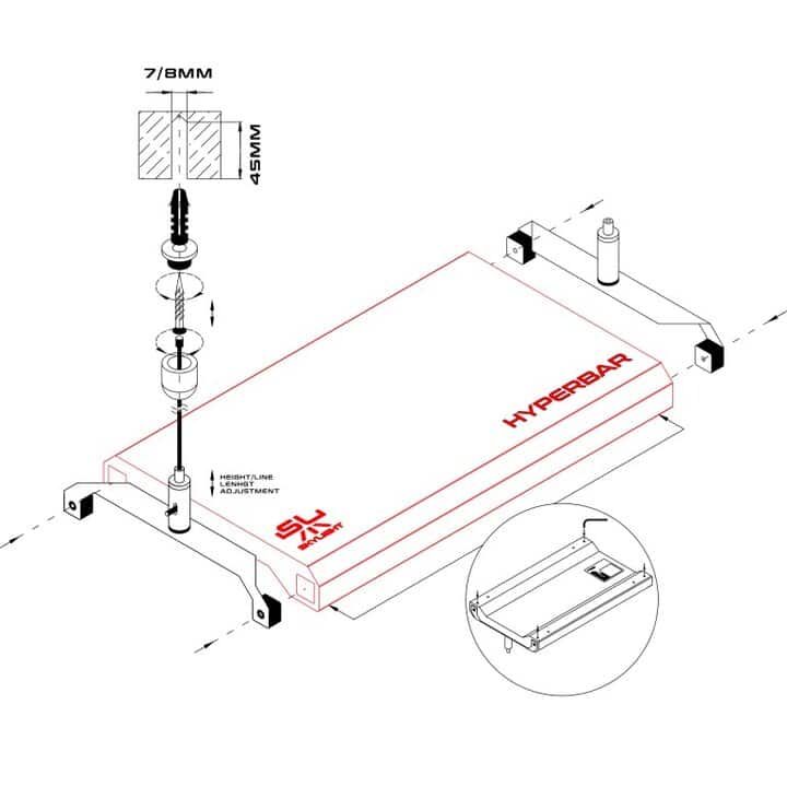 Skylight Hyperbar Halterungen – Bild 5