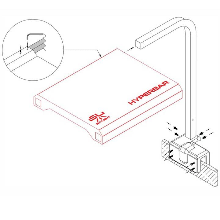 Skylight Hyperbar Halterungen – Bild 3