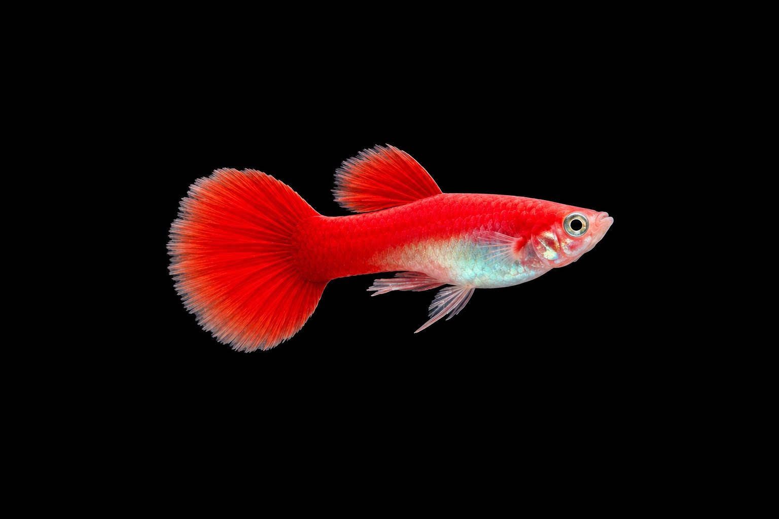 Guppy Flamingo Full Red