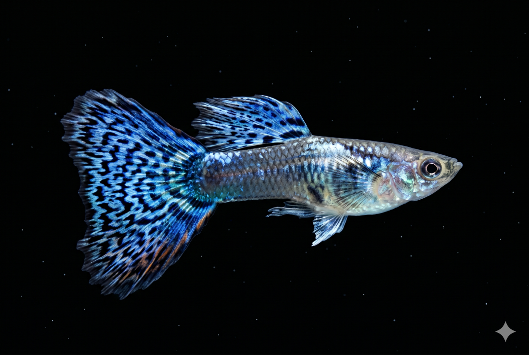 Blue Mosaik Guppy